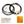 Load image into Gallery viewer, CUSTOM BRACELET FROM CHILD'S DRAWING - ELEPHANT AND A COUPLE WITH TOPAZES IN THEIR EYES