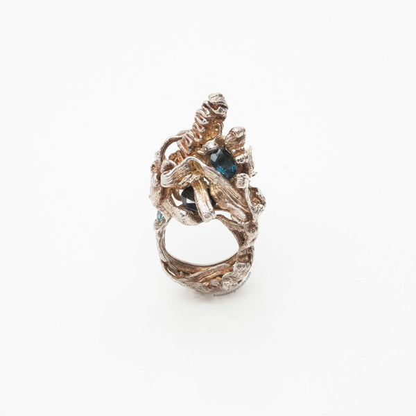 PIERŚCIONEK 001 SERPENTINES - UNIKAT